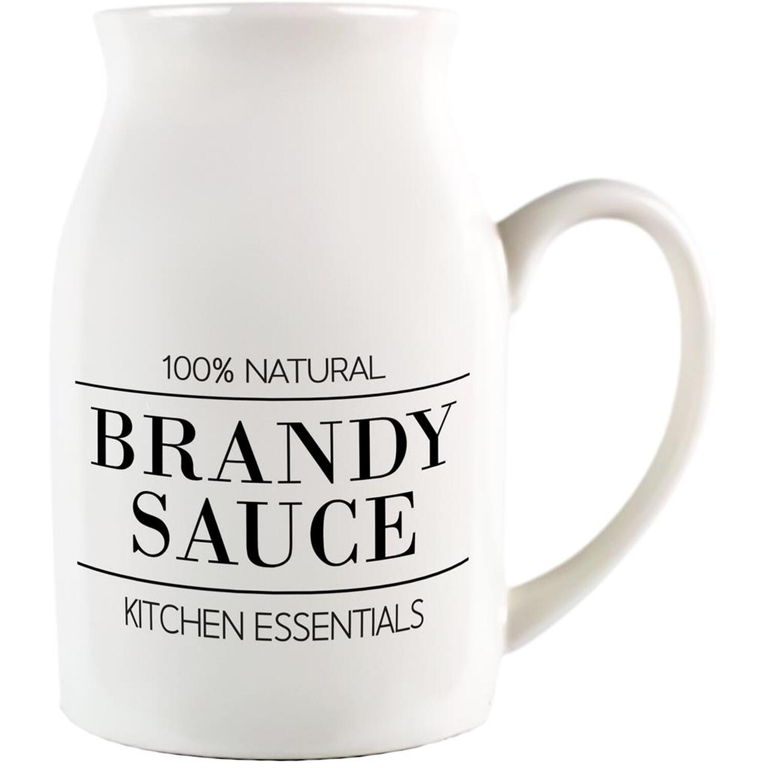 Image of Minimalist Small Porcelain Brandy Sauce Serving&hellip;