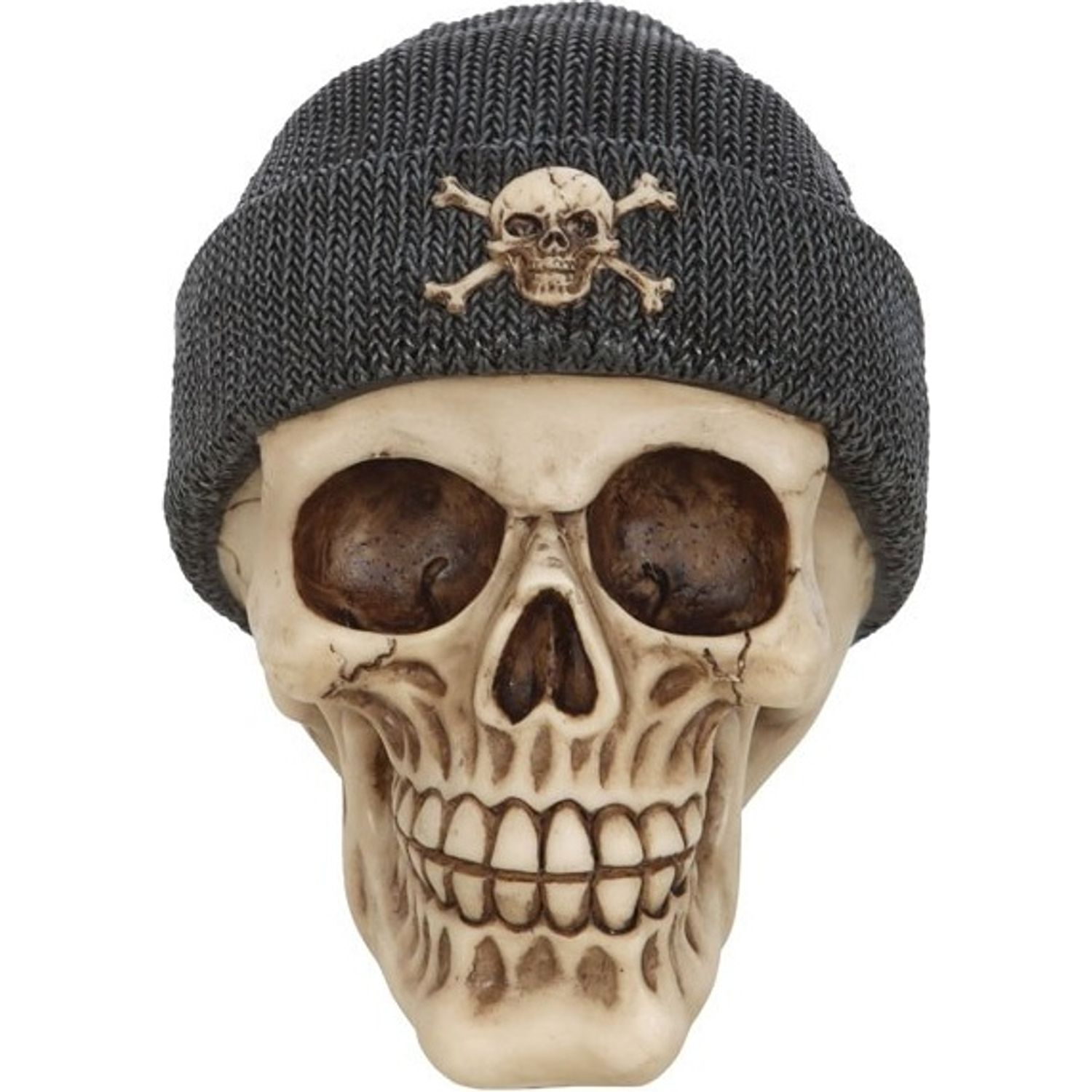 Something Different Skull Ornament - Brown/Black