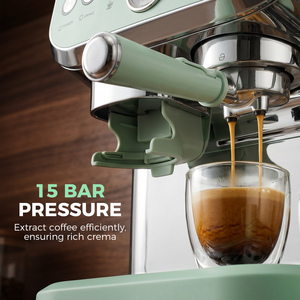 Light Green HOMCOM Espresso Machine Good Housekeeping Institute Approved shot 18196384