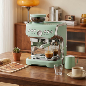 Light Green HOMCOM Espresso Machine Good Housekeeping Institute Approved shot 18196394