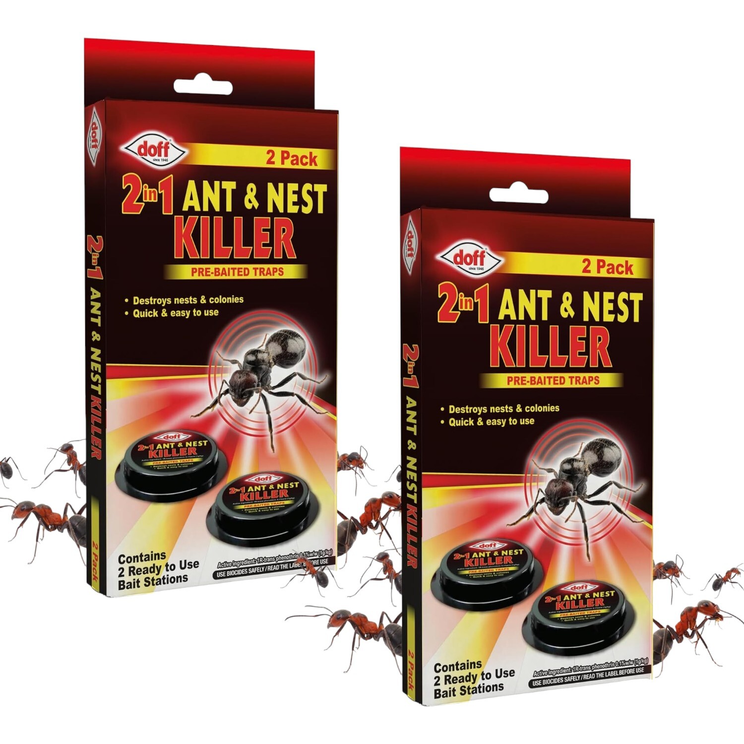 Doff 2 In 1 Ant And Nest Bait Killer Station - Neutral / 0.086Kg - Image 1