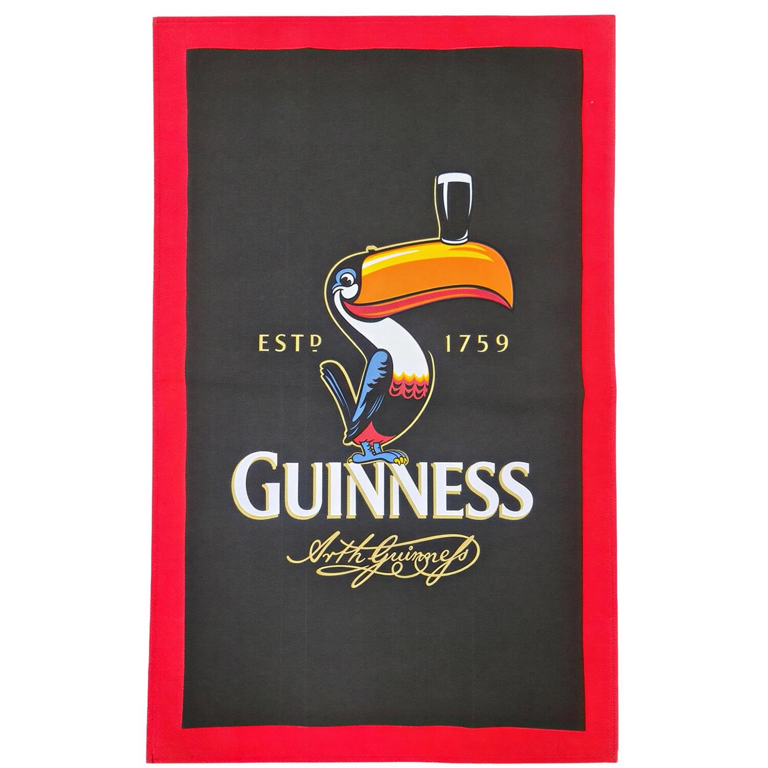 Guinness Unisex Multi Toucan Tea Towel - Image 3