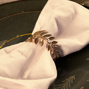 Pack of 2 Leaf Napkin Rings