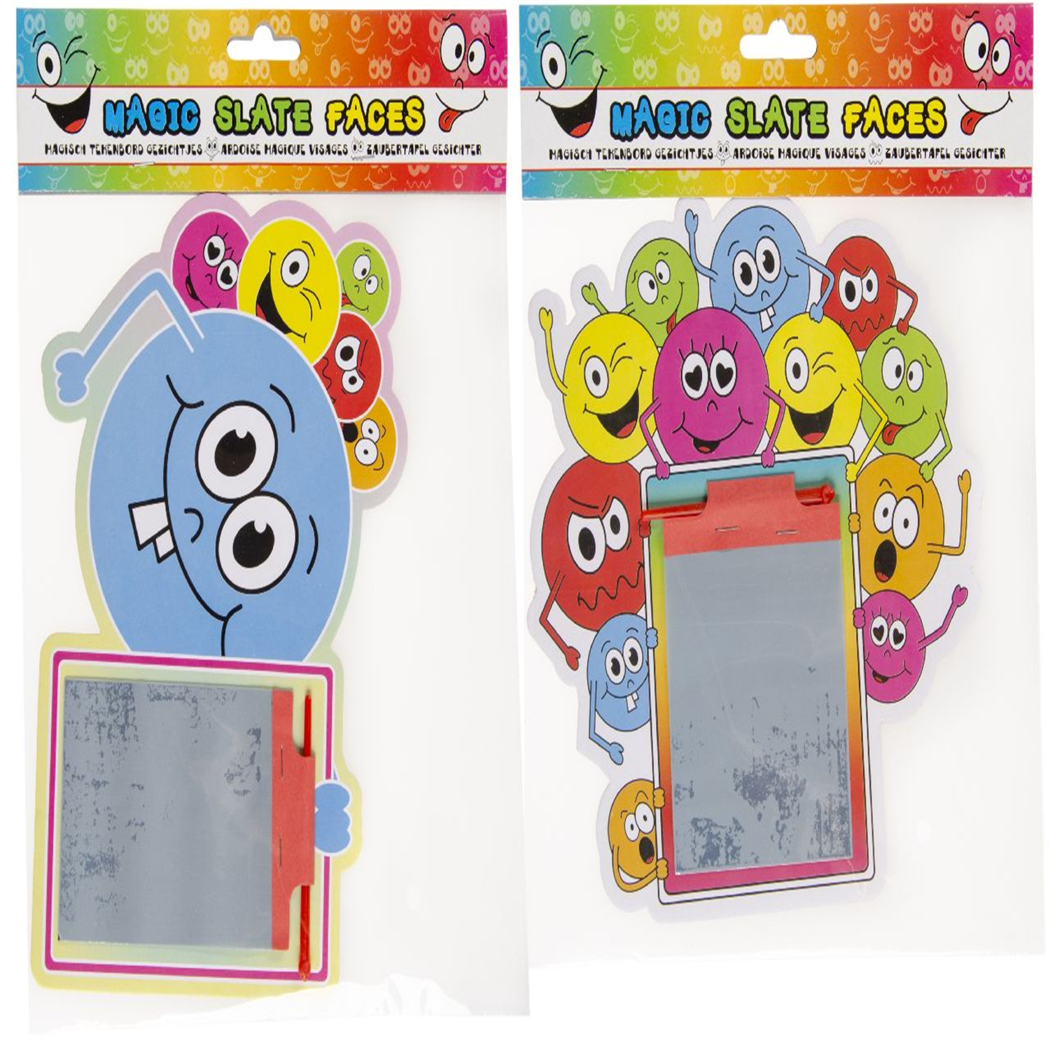 Lg-Imports Single Emotion Faces Mini Magic Slate - White