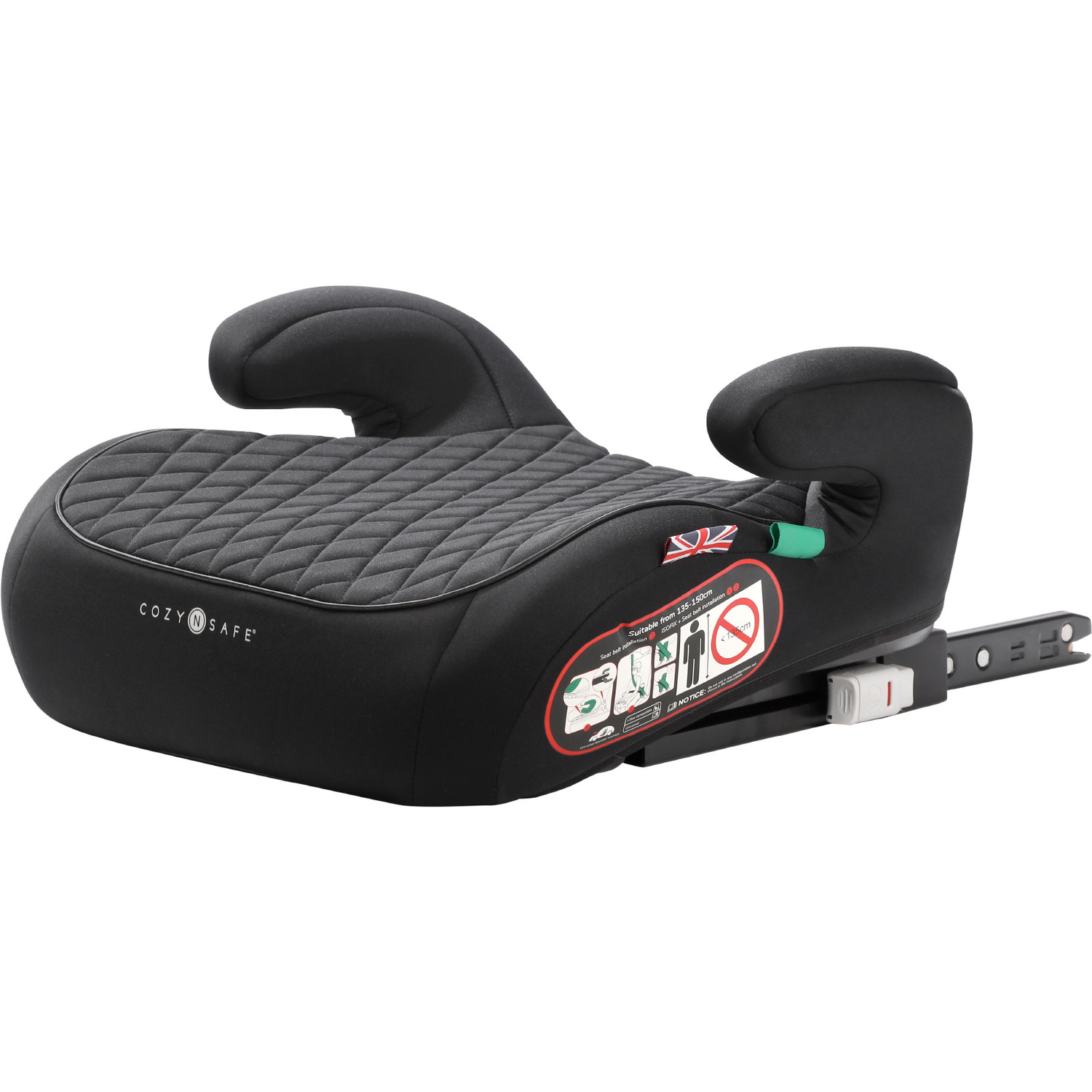 Cozy N Safe Astra I-Size Booster Child Car Seat - Jet