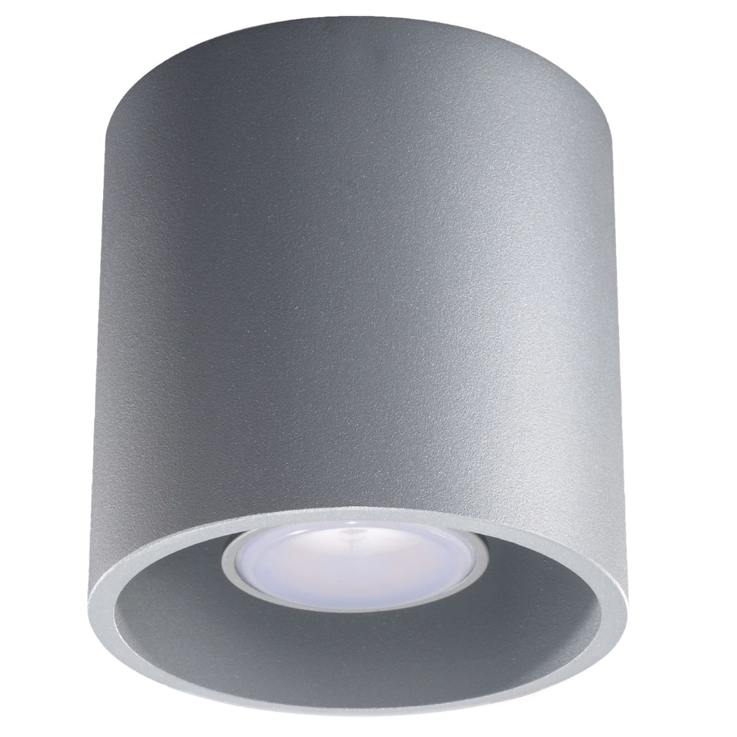 Sollux Lighting Ceiling Lamp Orbis 1 Grey - Gray / Aluminium