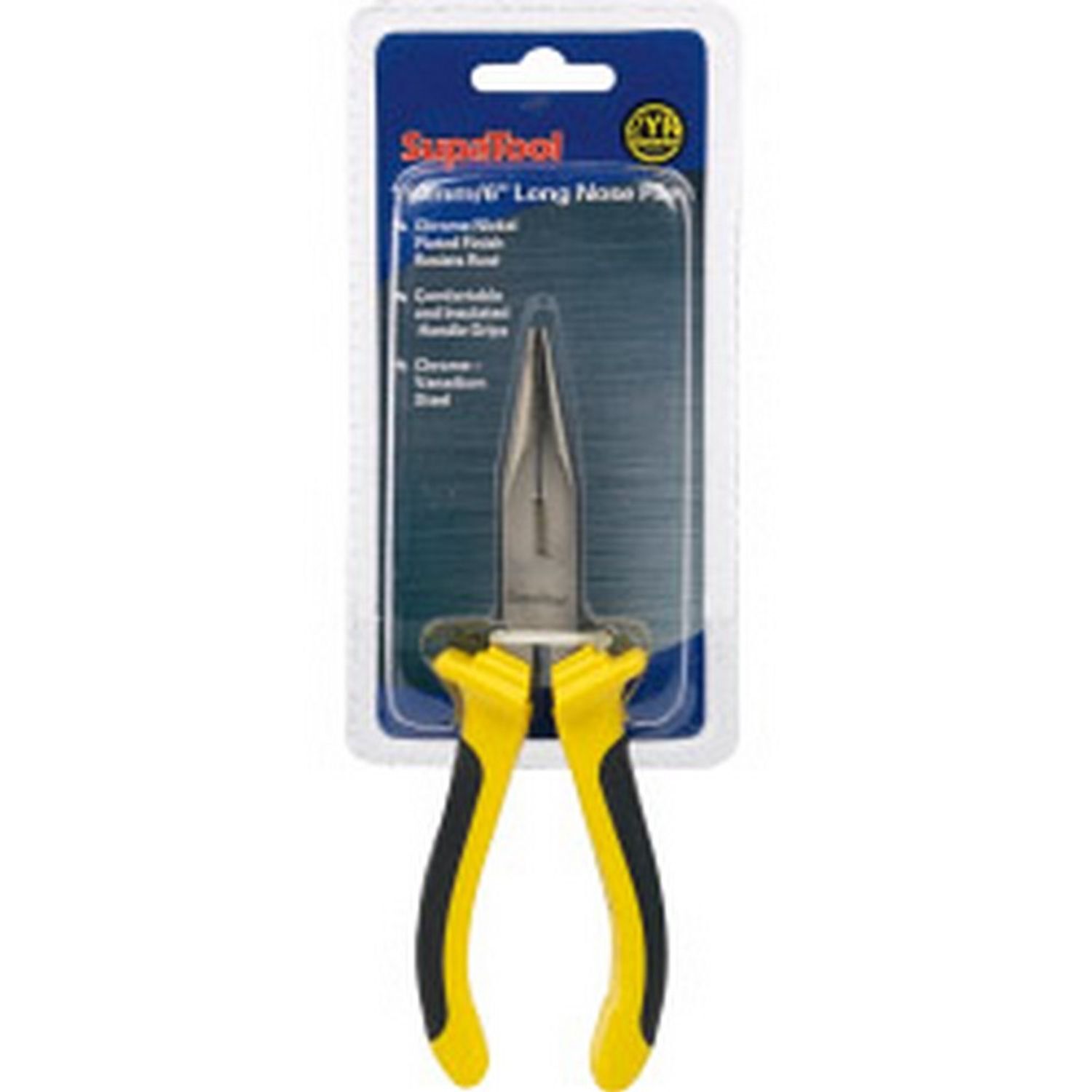Supatool Deluxe Long Nose Plier - Yellow