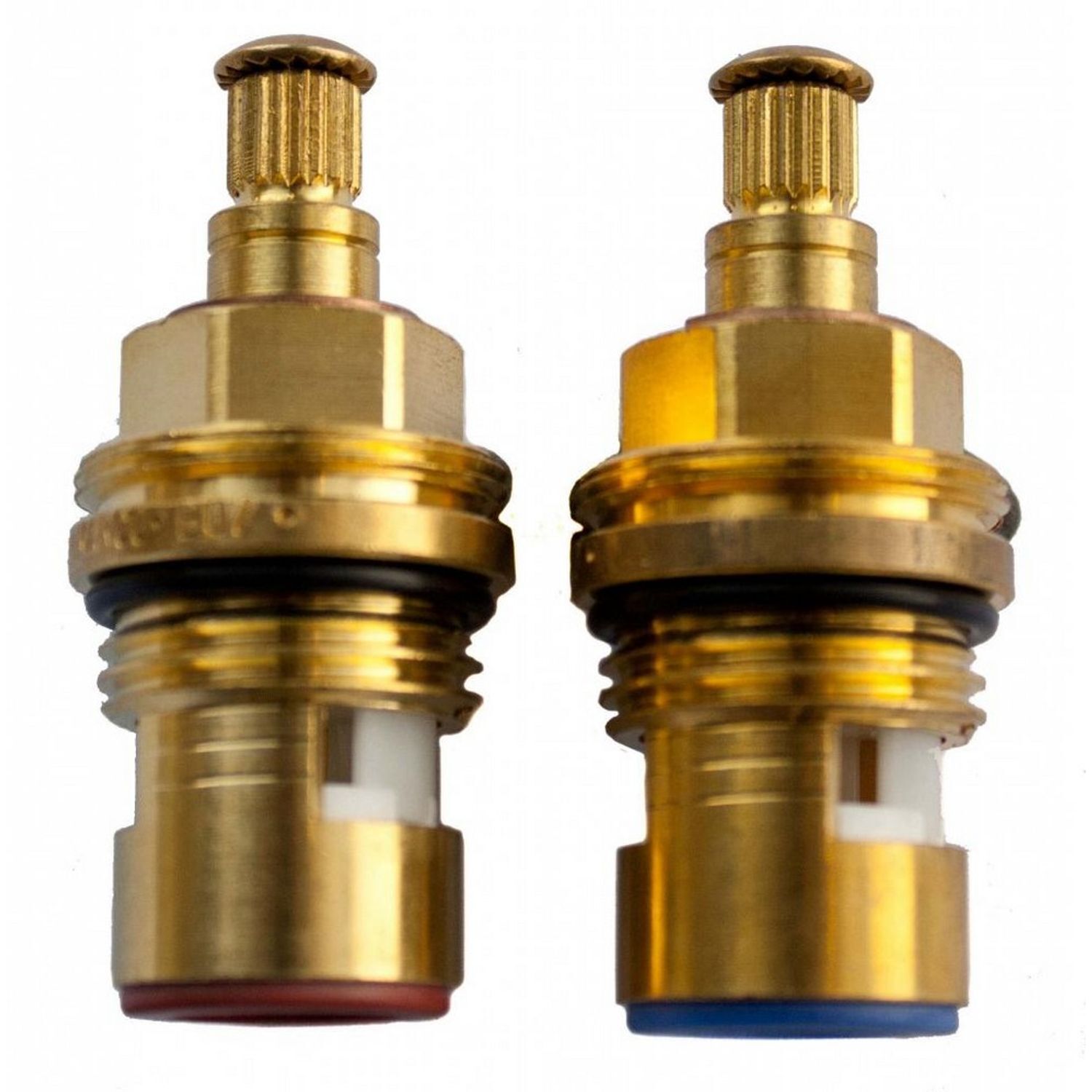 Oracstar Ceramic Tap Top Headwork Glands (Pack Of 2) - Gold
