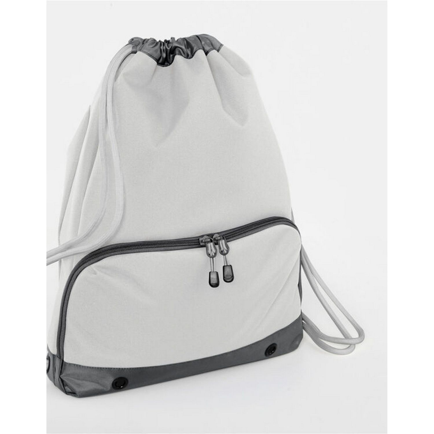 Bagbase Men's Dark Grey Athleisure Drawstring Bag In - Image 1