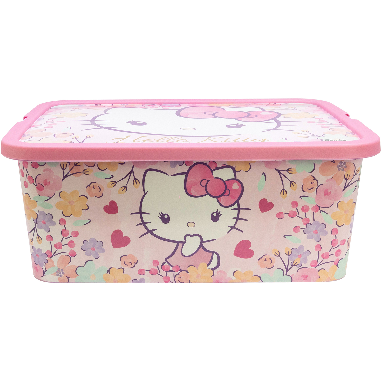 Hello Kitty Pink Storage Click Box, 13 L - Pink