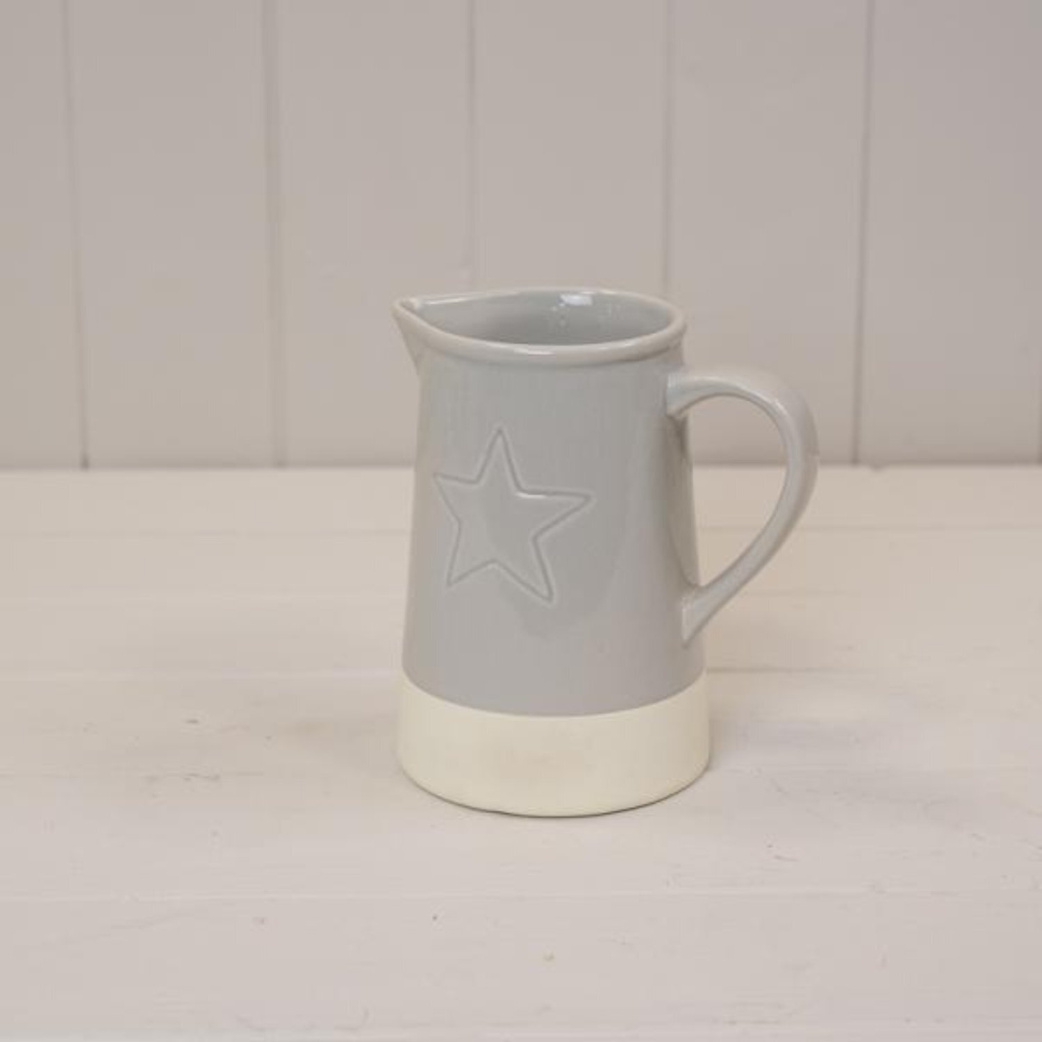 Kdmd Unisex Grey Debossed Star Jug - Image 2