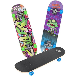 Dragodirect 28 Inch Retro Wooden Skateboard Cruiser Board