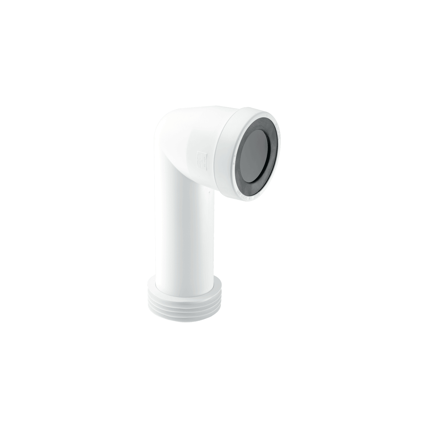B&Q -  Mcalpine 90 Bend Adjustable Length Extended Inlet Rigid Wc Connector 110mm - Image 5