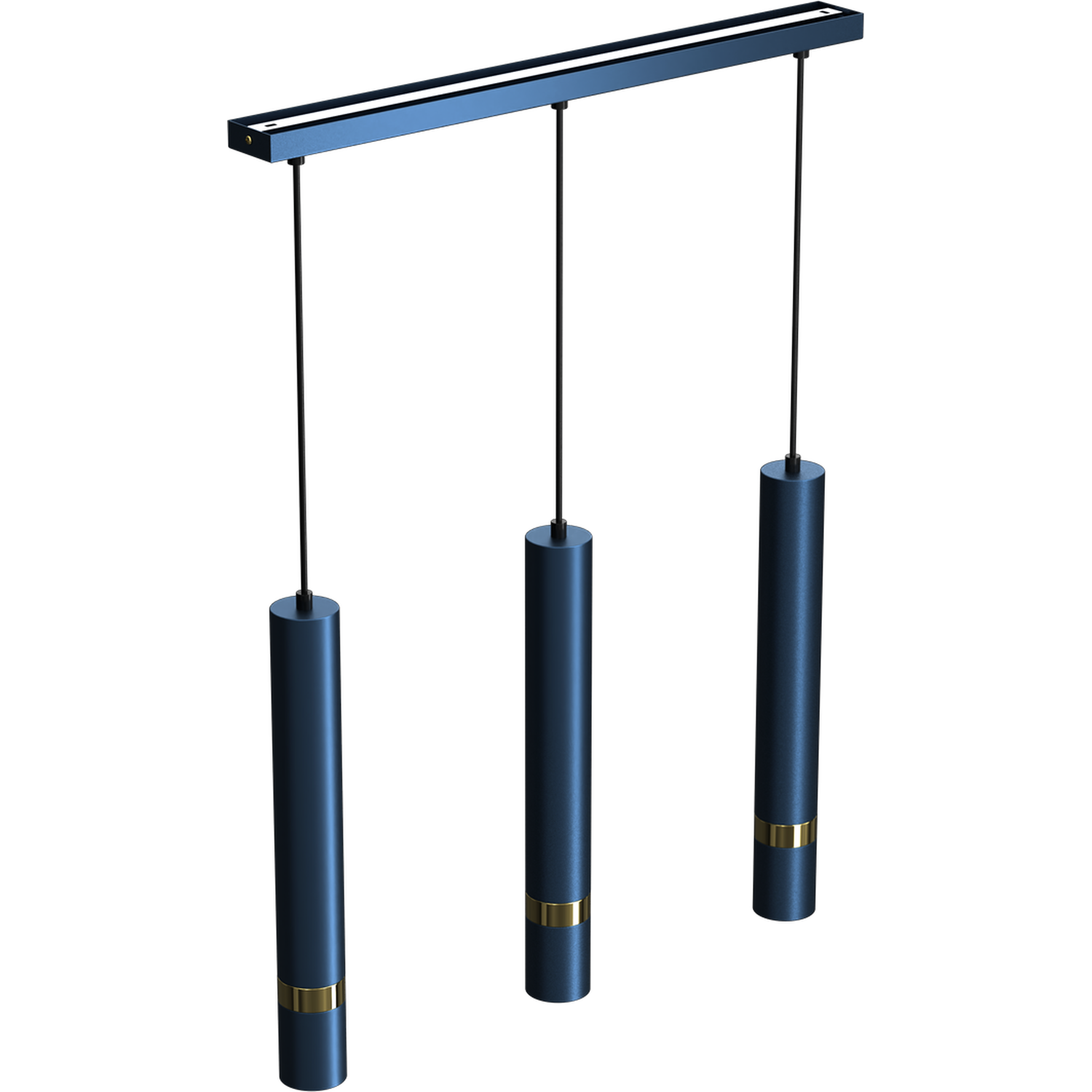 JOKER NAVY BLUE/GOLD Pendant Light 3xGU10 MLP7726 - Image 4