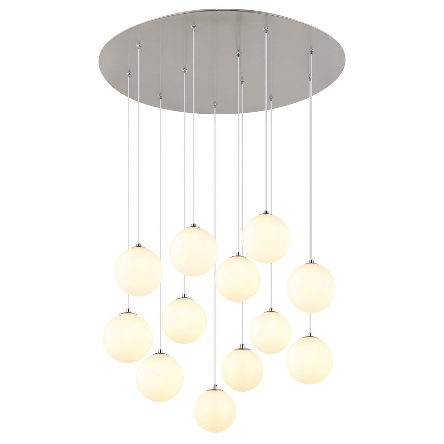 Globo Lighting Riha Pendant Light Nickel