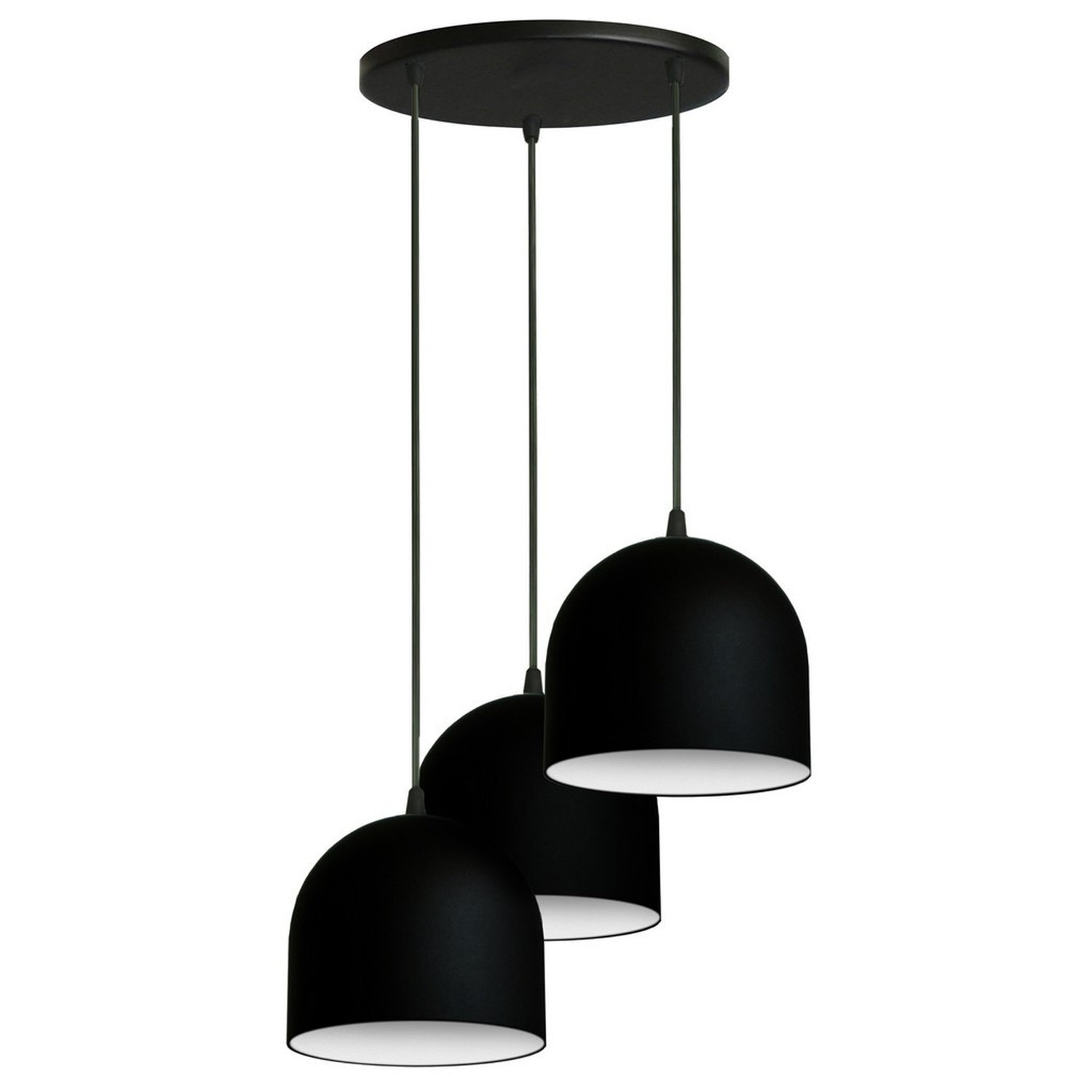 Helam Lighting Madison Pendant Light Black