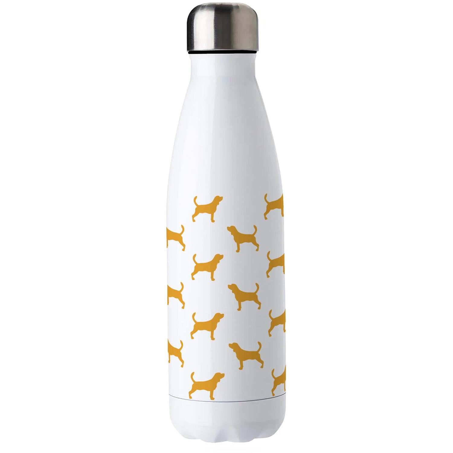 B&Q -  Beagle Water BottleYellow Reusable Double Walled 500Ml Hot/cold Metal Drinks Bottle Dog Gifts - Image 3