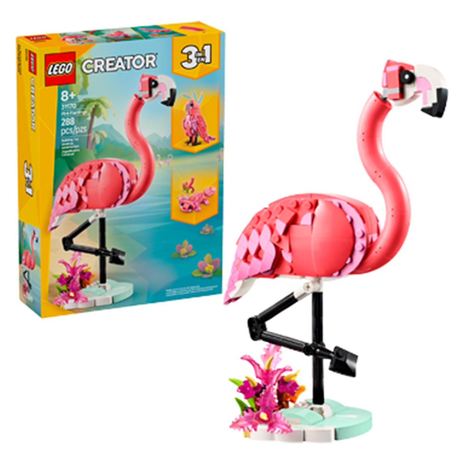 Lego 31170 Creator: Wild Animals: Pink Flamingo (31170) Set - Brand New - Image 17