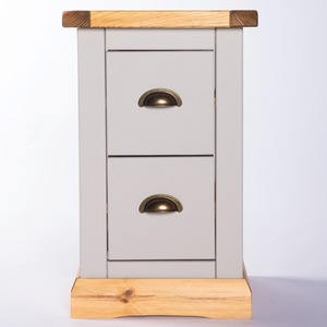 Bomporto 2 Drawer Petite Bedside Cabinet