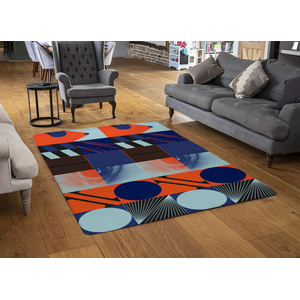 Deconstructed Postmodern Inspired Artwork Rug