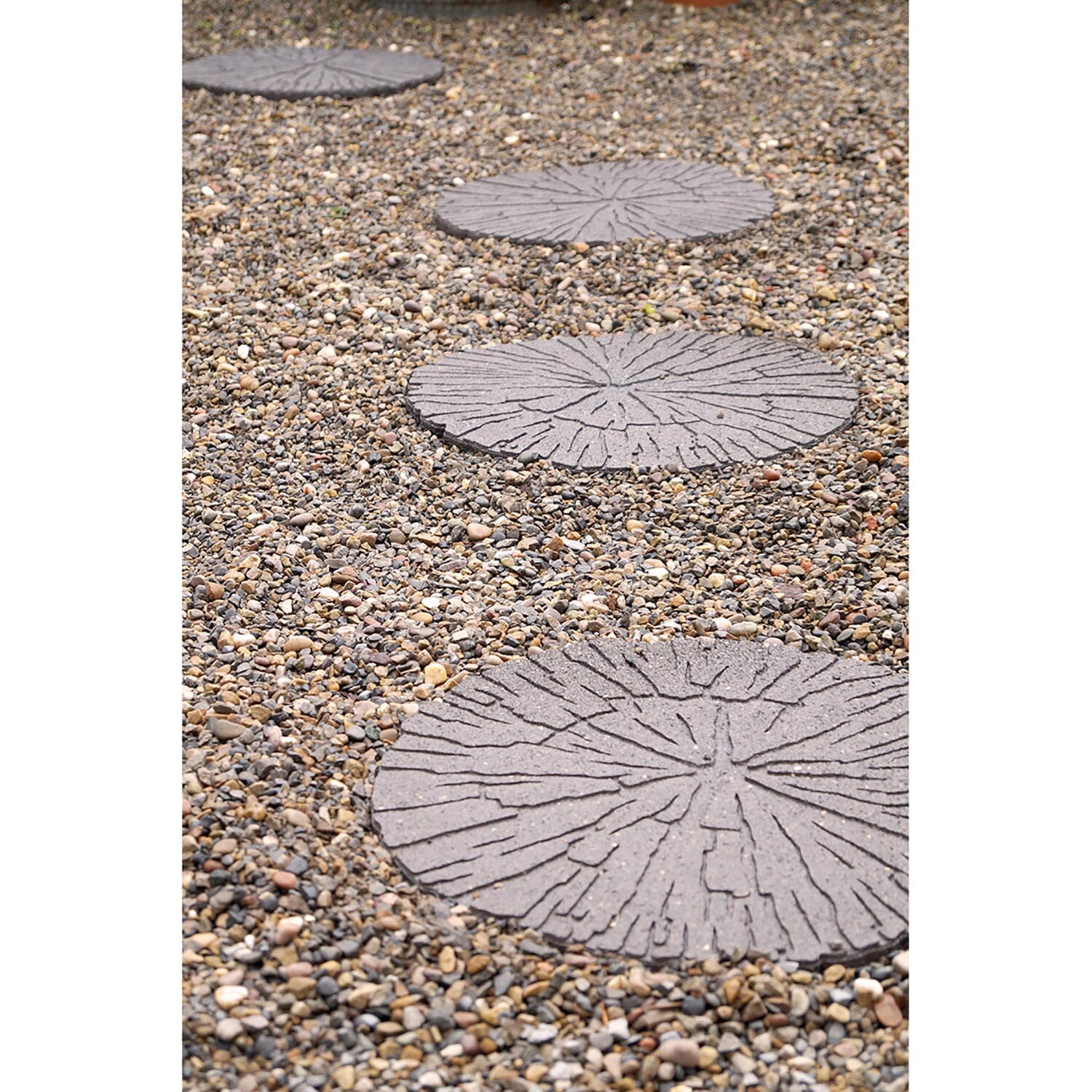 FQCXCKJ Stepping Garden Stones Log Effect Step Resin Stone 1