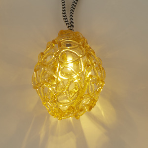 Golden Glow Solar LED Outdoor String Lights