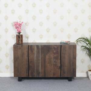 Grey Essential Live Edge Wood Sideboard