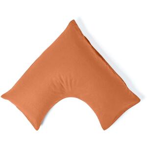 Homescapes Linen V Shaped Pillowcase