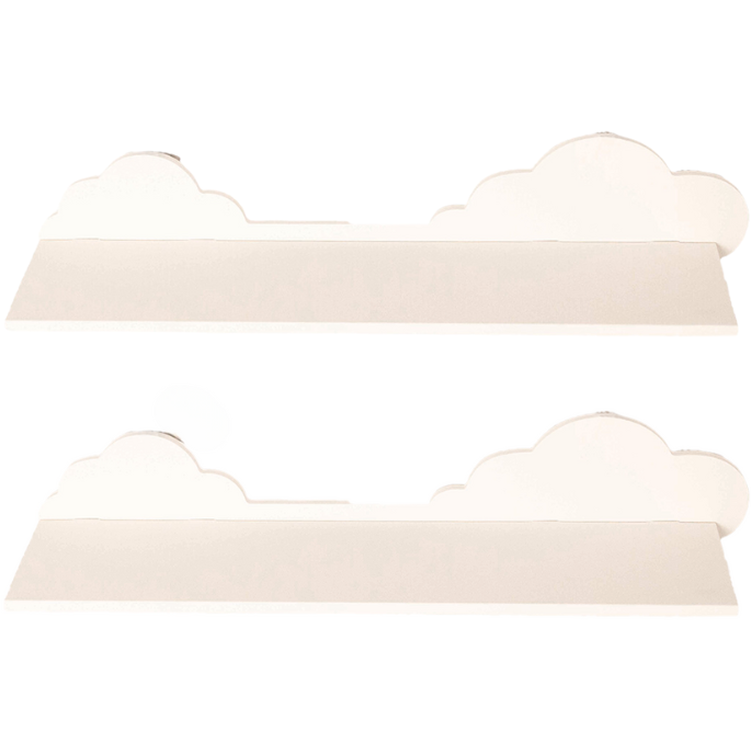 2 Piece Cloud Floating Shelves