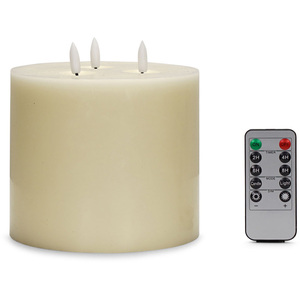 LED Flameless Real Wax Candle