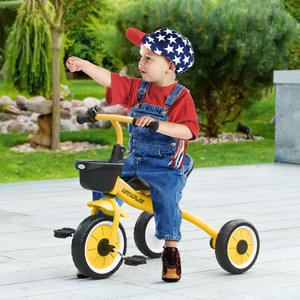 AIYAPLAY Toddler Trike Adjustable Bell Basket 2-5 Years