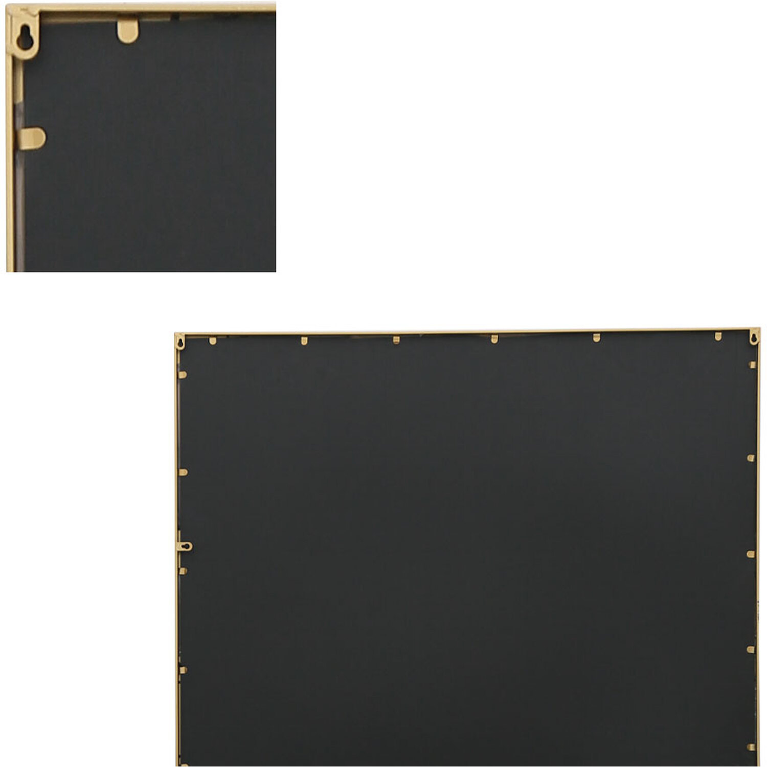 Penestra Metal Modern Window Leaner Wall Mirror - Gold 120cm