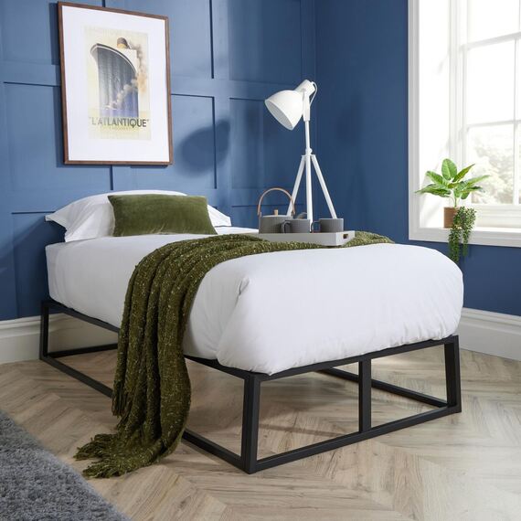 Home Source Platform Metal Bed Frame