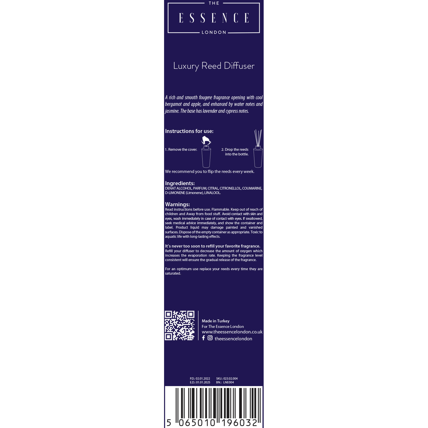 Jasmanic Ocean Diffuser - Blue