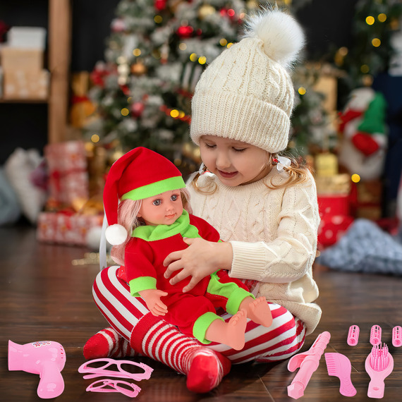 Baby Dolls Christmas Dress-up Set Dolls Clothes and Accessories