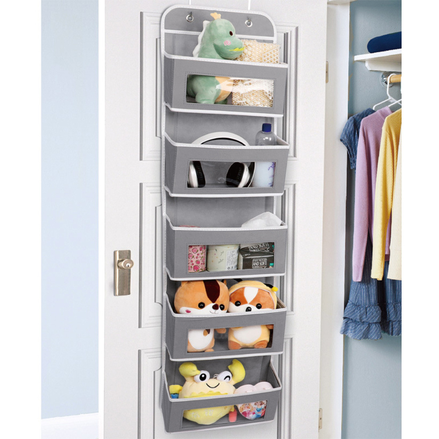 Image of 5 Tier Door Hanging Fabric Storage&hellip;