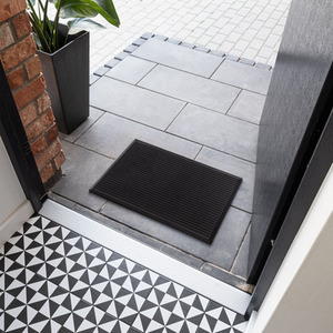 Ribbed Harmony Outdoor Entrance Door Mat
