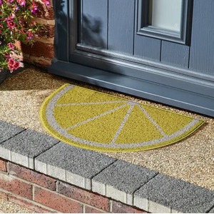 Lemon Halfmoon Door Mat