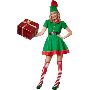 Hardworking Christmas Elf Costume