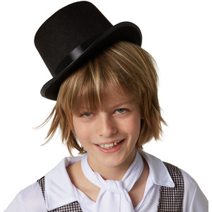 Classic Black Top Hat For Kids