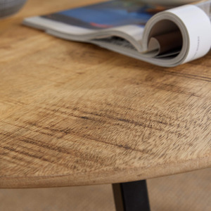 Natural Home Source Caribou Mango Wood Round Coffee Table  shot 6078269