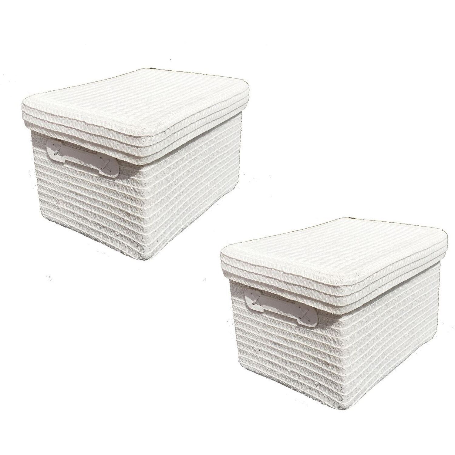 Image of Storage Baskets with Handle And Lid&hellip;
