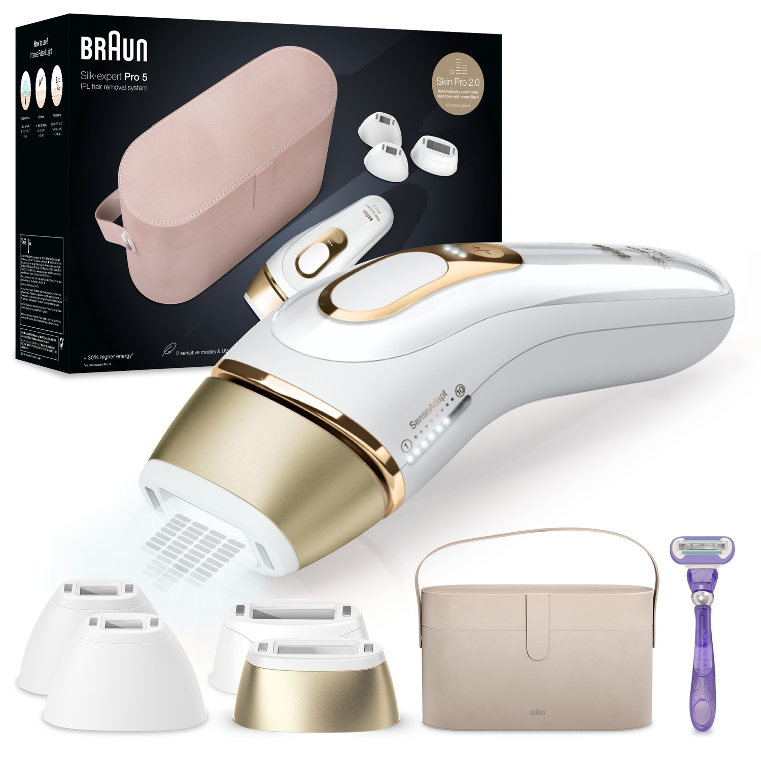 Brun Ipl Braun IPL Silk-Expert Pro 5 PL5347, At Home Hair Removal Device