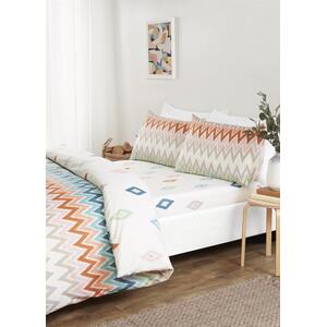 Bali Zigzag Duvet Cover Pillowcase  Fitted Sheet Set