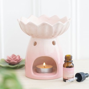 Water Lily Oil Burner and Wax Warmer
