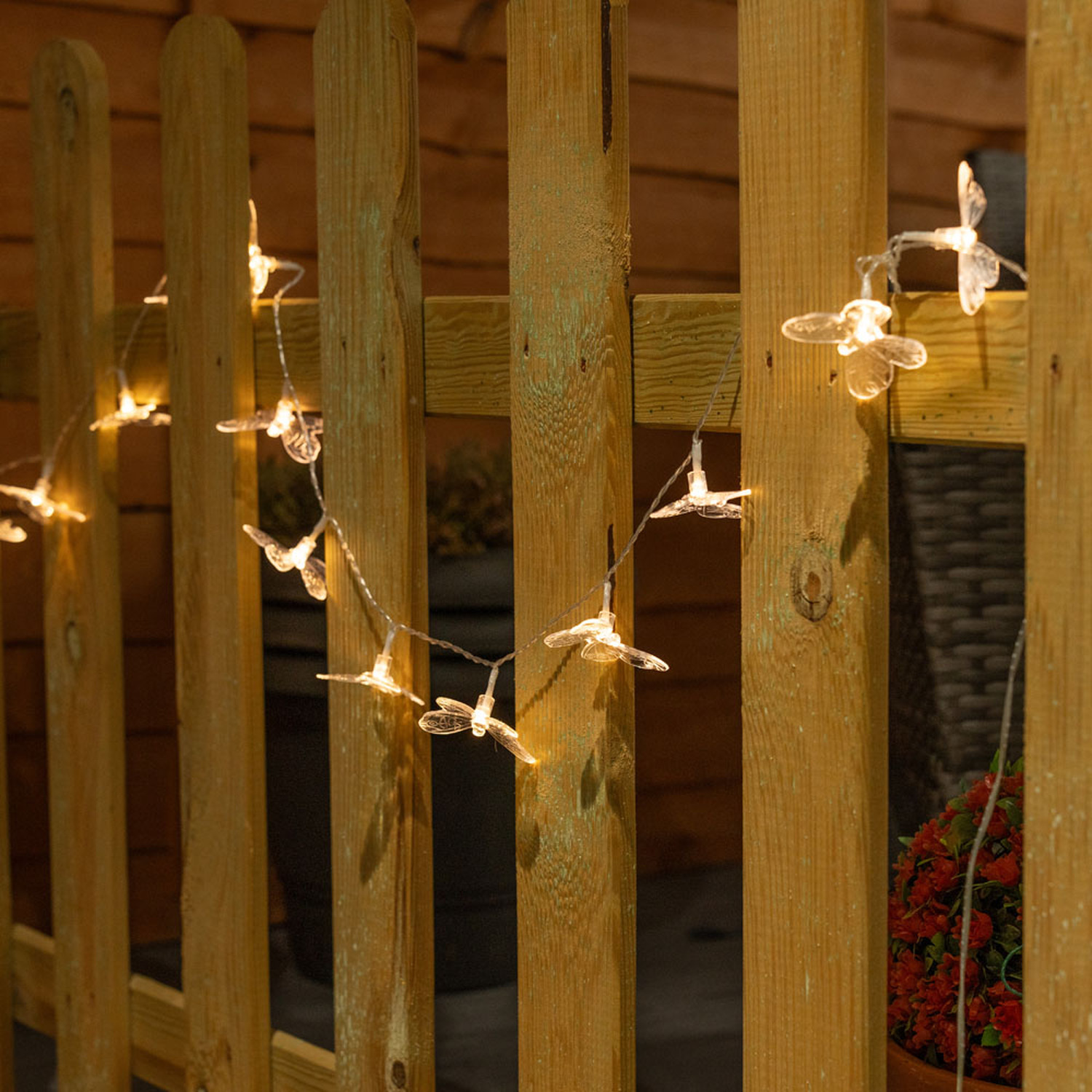 Image of 20pc Clear Butterfly Solar String Lights&hellip;