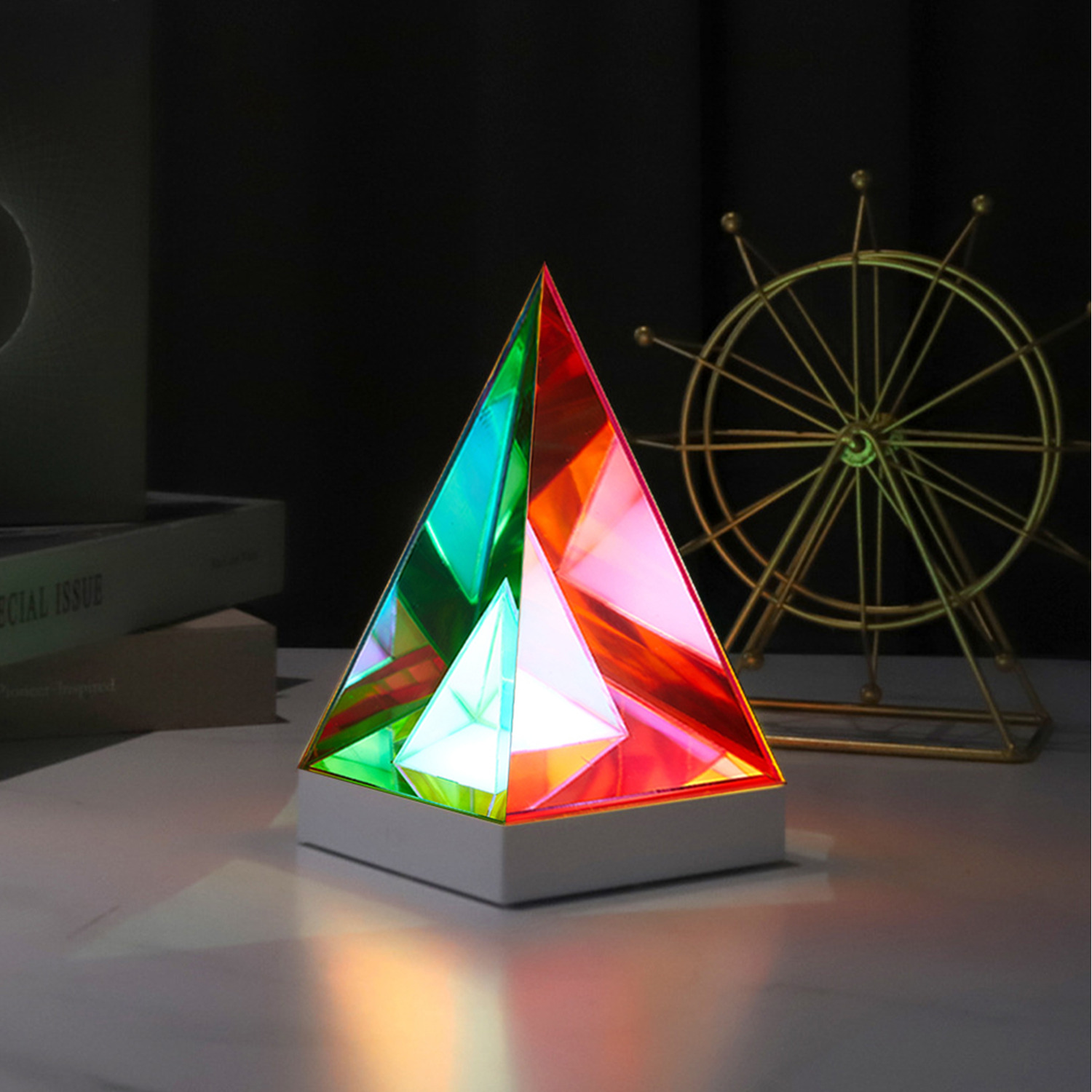 Image of Triangle Luminaire Auto-Changing Ambient Light -&hellip;