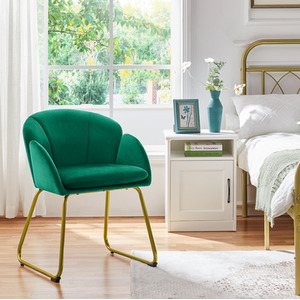 Yaheetech Flower Shape Vanity Chair Accent Chair