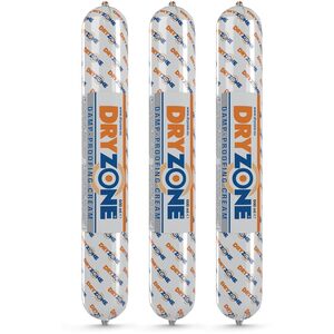 Dryzone DPC Injection Cream 600ml Packs 3 Pack