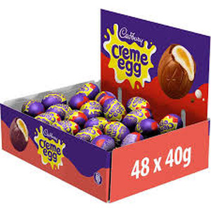 Blue Cadbury Easter Creme Egg 48 x 40g Chocolates shot 7952751